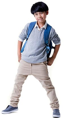 Child with Backpack